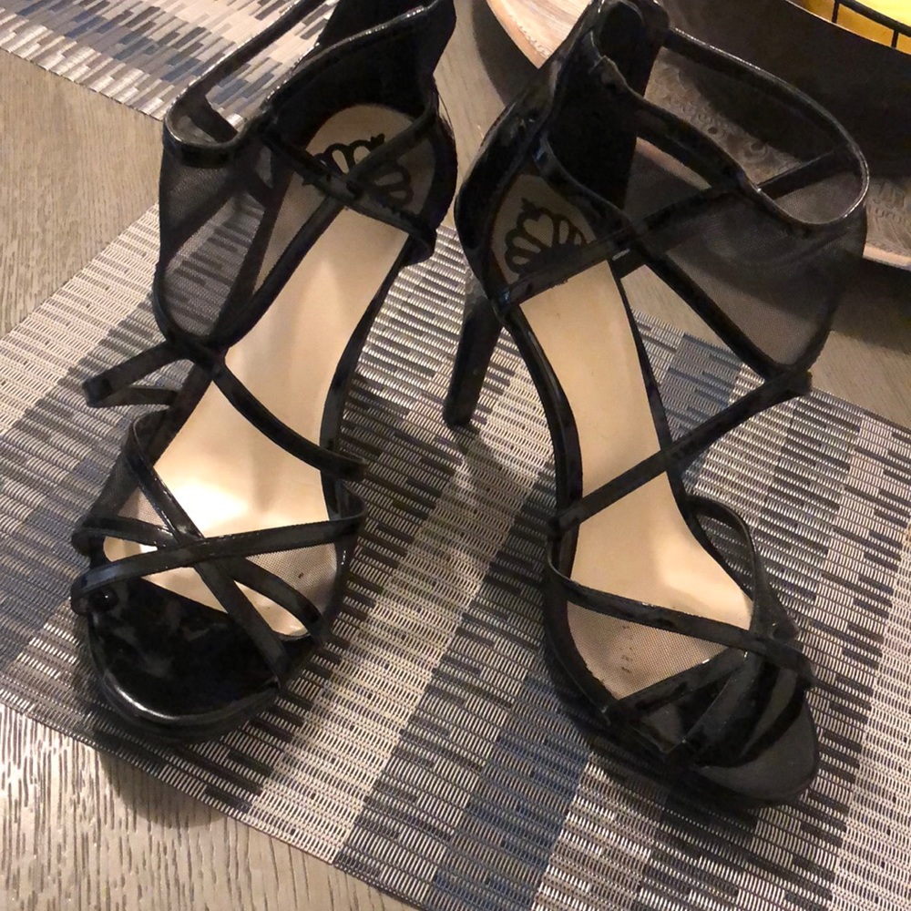 Fergalicious by Fergie, Mesh Black High Heels